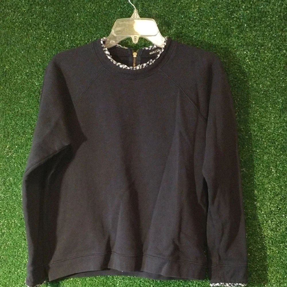 J. Crew Navy Blue Women's Crew Neck Sweater